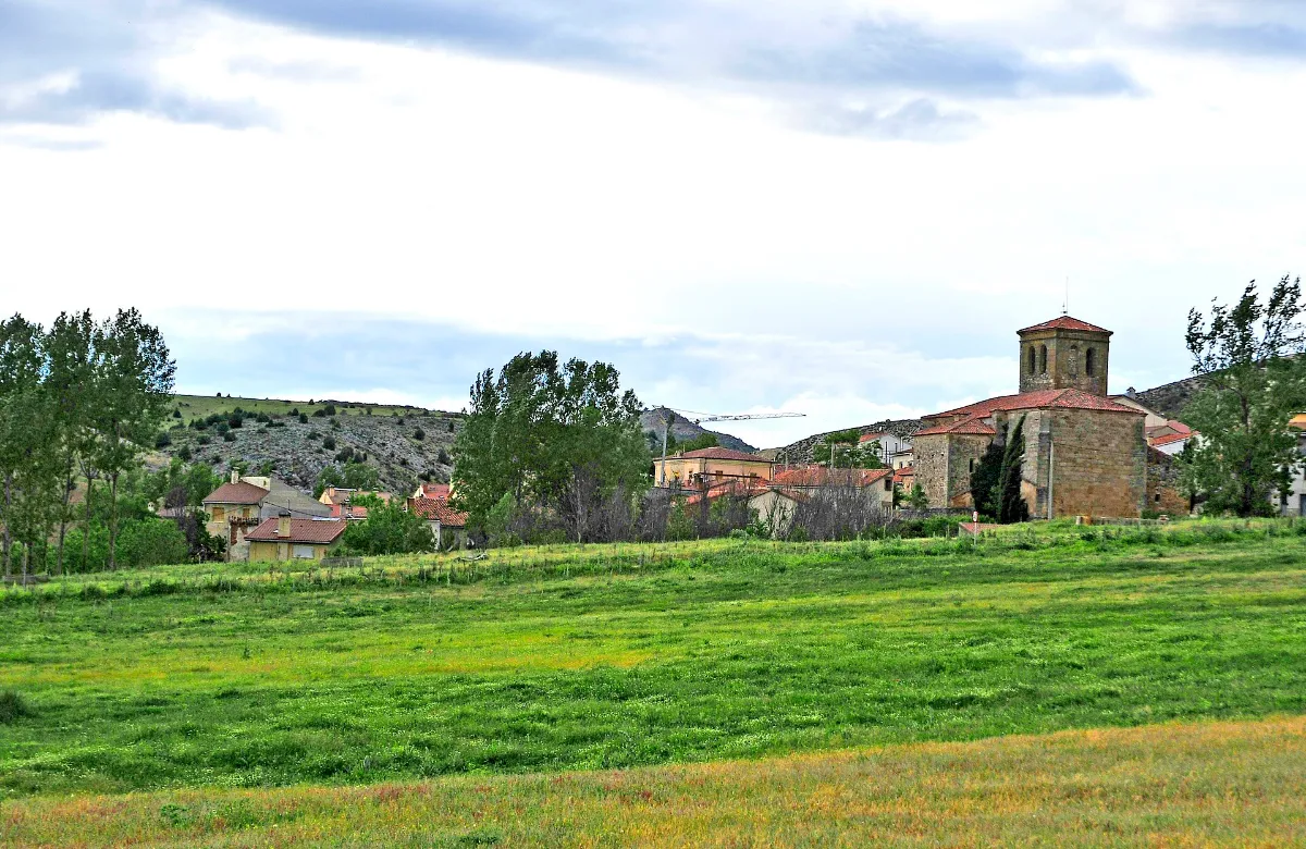 Vista de Espeja de San Marcelino (Soria) y sus alrededores, municipio al que pertenece Quintanilla de Nuño Pedro