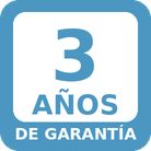 3 años de garantía