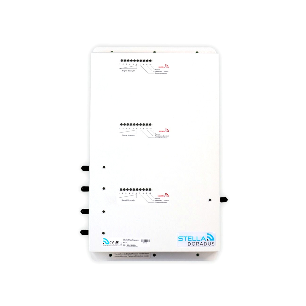 Amplificador lineal tribanda 800/900/1800 MHz para repetidores de 4 puertos