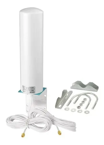 Antena omnidireccional exterior 4G MIMO 2 x 12 dBi