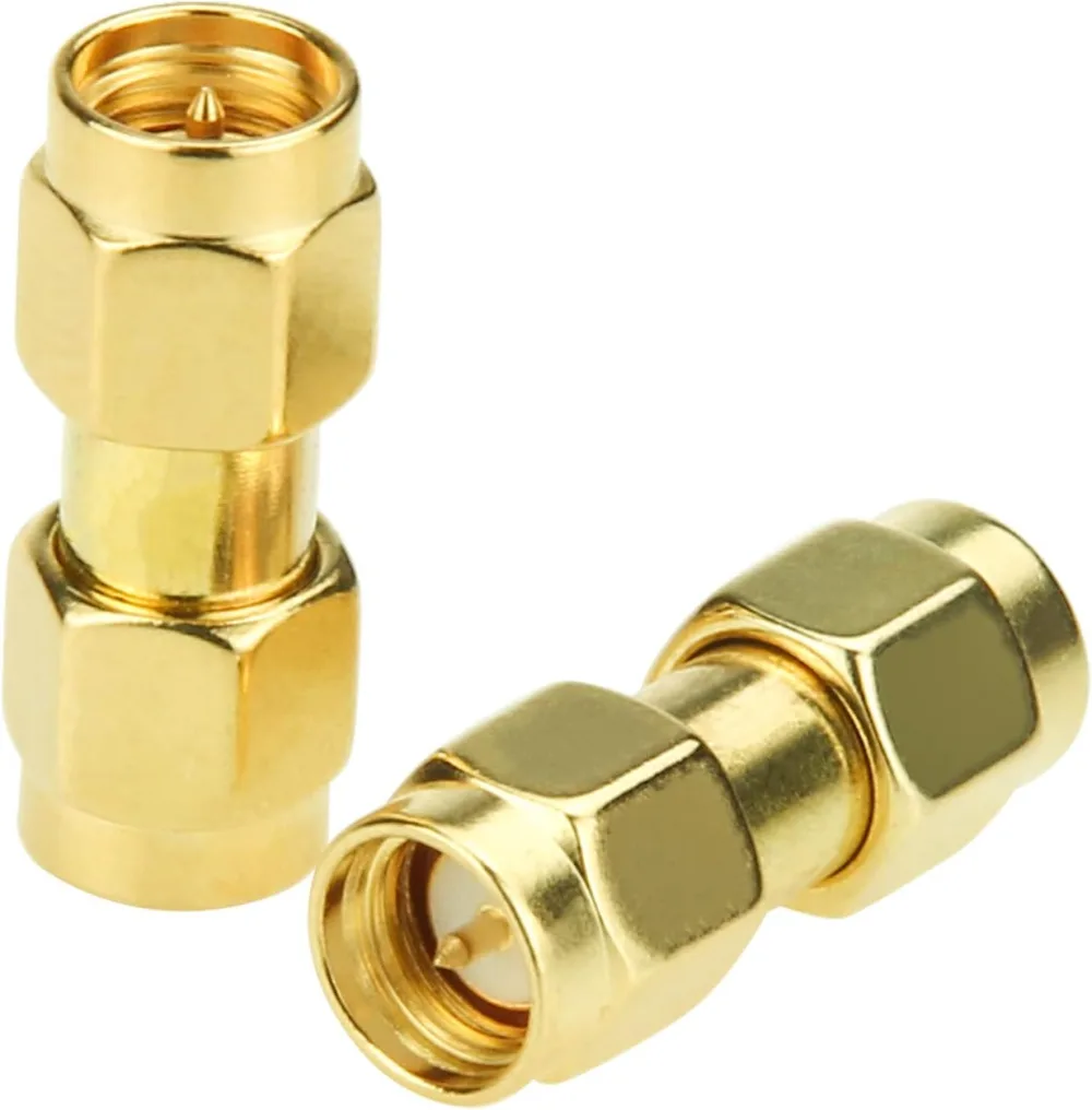 Adaptador SMA macho a SMA macho