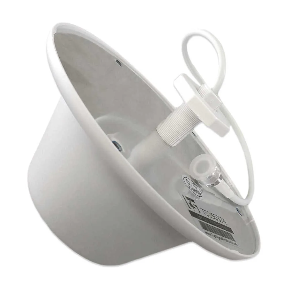 Antena omnidireccional de techo tipo domo, conector N hembra