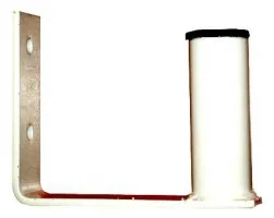 Soporte de antena de pared con tubo y tapón