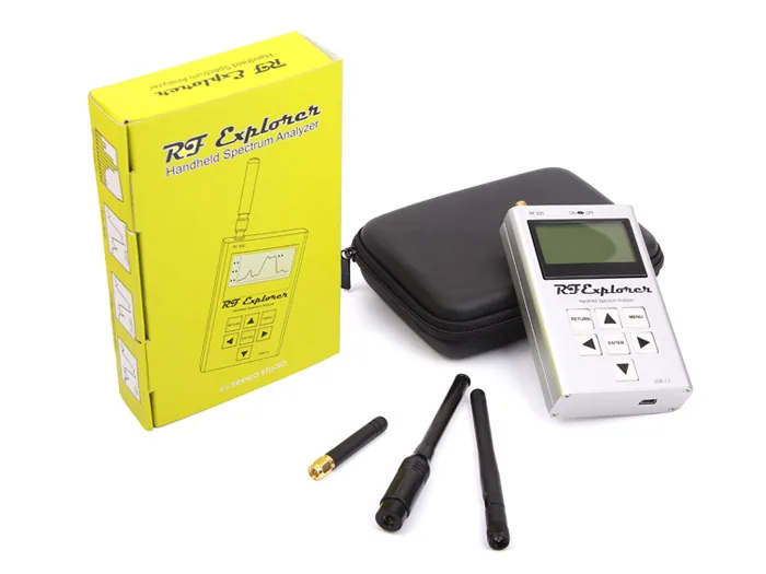 RF Explorer 3G Combo, analizador de espectro 15-2700 MHz – BOSSRFEXPLORER – vista 3
