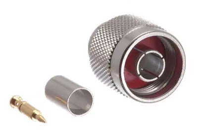 Conector N macho de crimpar para cable LMR/HDF-240