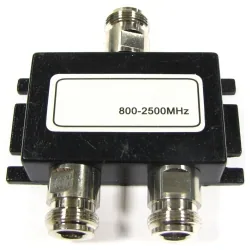 Divisor compacto de 2 vías 800-2500 MHz, conectores N hembra