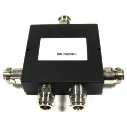 Divisor compacto de 4 vías 800-2500 MHz, conectores N hembra