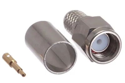 Conector SMA macho de crimpar para cable LMR/HDF-240