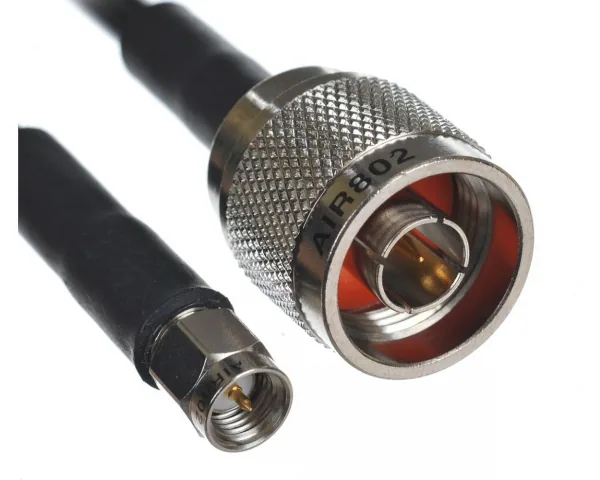 Latiguillo LMR-240 de 3 m, N macho a SMA macho