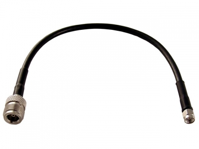 LMR240 Coaxial Pigtail Cable SMA-Male to N-Female Connector (0.25m) - BOSSRF-P-SMNH