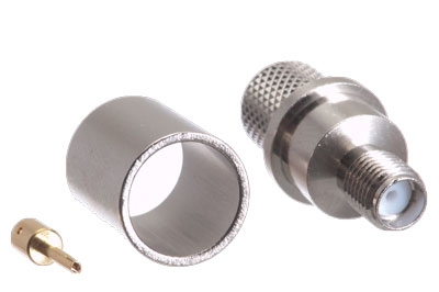 SMA Female connector to crimp on cable type LMR/HDF 400 - BOSSRF-SH400